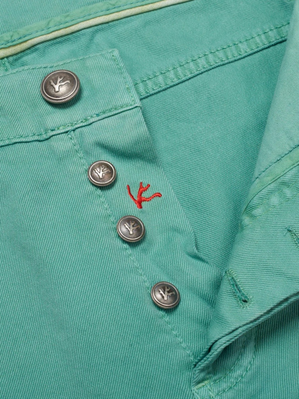 ISAIA NAPOLI GREEN PANTS - Picture 3 of 8